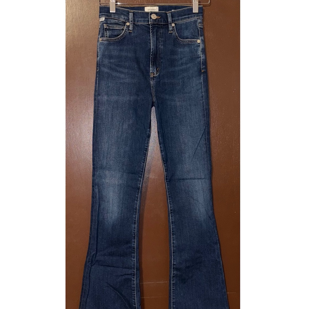 Citizens of Humanity Lilah High Rise Bootcut Jeans (Dark Blue Wash-Size 25)